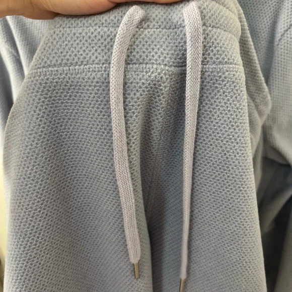 Joe Fresh XS Women's Waffle Knit Light Gray Matching Coord Jogger Set - Picture 8 of 10